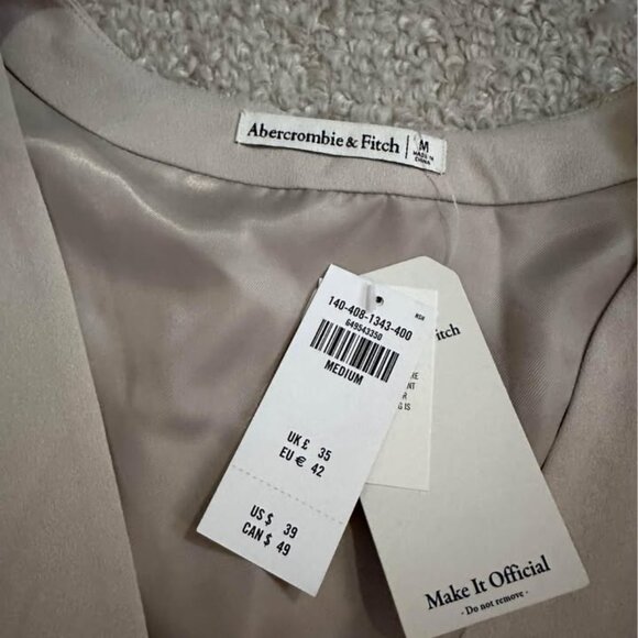 Abercrombie Suit Vest NWT - Picture 2 of 3